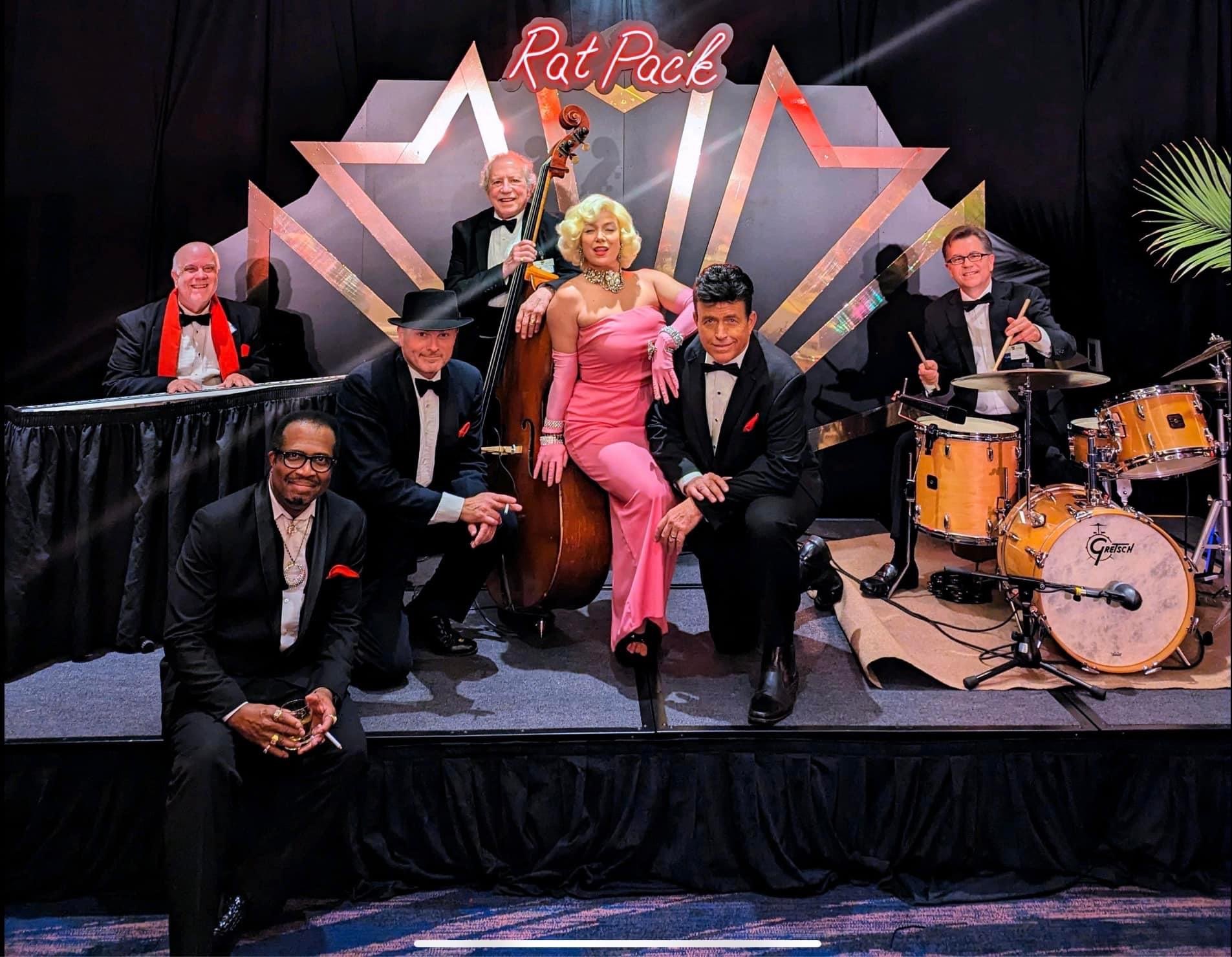 The Dean-O-Holics full cast on stage